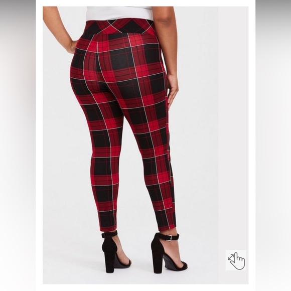 NWT Torrid Premium Ponte Stretch Pull-on Pixie Pants Size 00Regular/ Size 10 - Picture 2 of 5